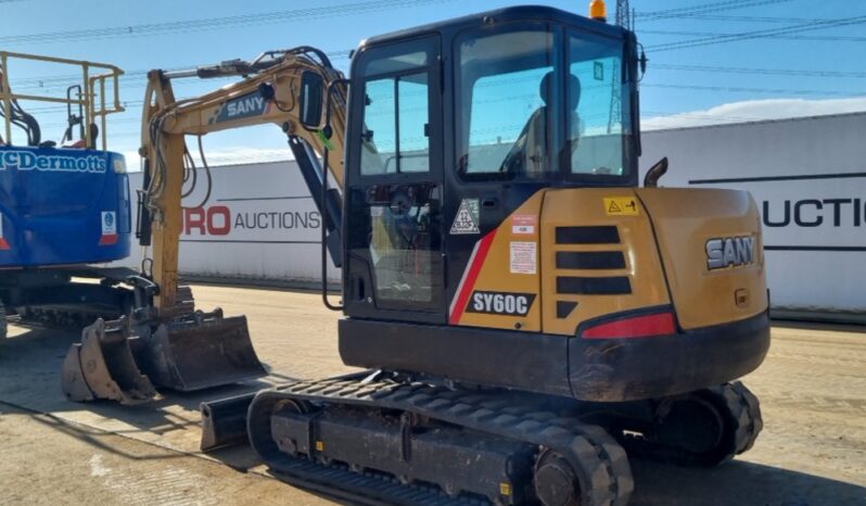 2023 Sany SY60C 6 Ton+ Excavators For Auction: Leeds, UK – 30th April, 1st, 2nd & 3rd May 25 full