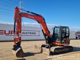2021 Kubota KX080-4A2 6 Ton+ Excavators For Auction: Leeds, UK – 30th April, 1st, 2nd & 3rd May 25