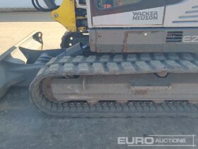 2019 Wacker Neuson EZ80 6 Ton+ Excavators For Auction: Leeds, UK – 30th April, 1st, 2nd & 3rd May 25 full