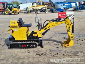 2024 Machpro MP12 Micro Excavators For Auction: Leeds, UK – 30th April, 1st, 2nd & 3rd May 25 full