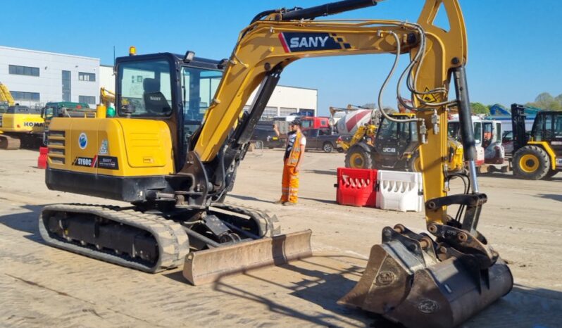 2023 Sany SY60C 6 Ton+ Excavators For Auction: Leeds, UK – 30th April, 1st, 2nd & 3rd May 25 full