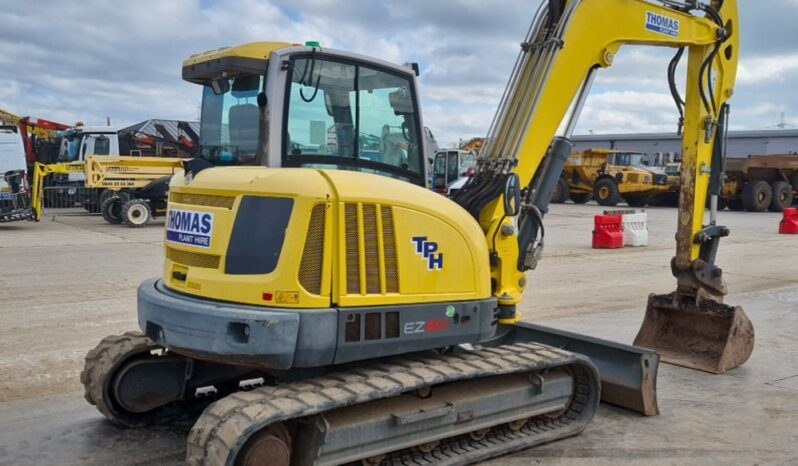 2018 Wacker Neuson EZ80 6 Ton+ Excavators For Auction: Leeds, UK – 30th April, 1st, 2nd & 3rd May 25 full
