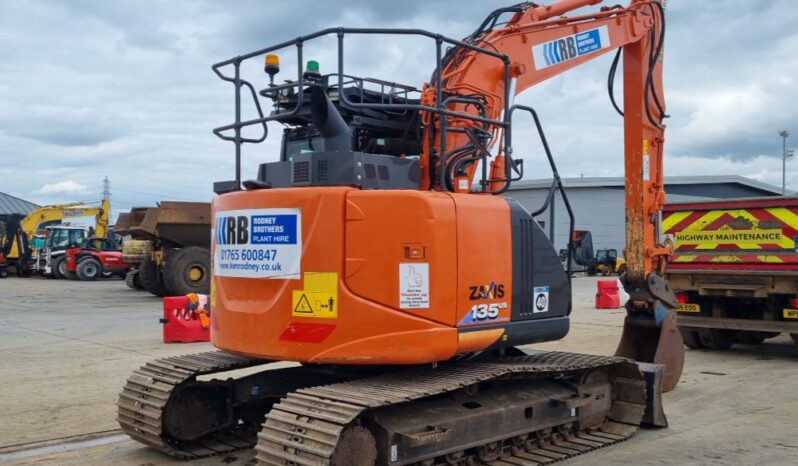 2017 Hitachi ZX135US-6 10 Ton+ Excavators For Auction: Leeds, UK – 30th April, 1st, 2nd & 3rd May 25 full