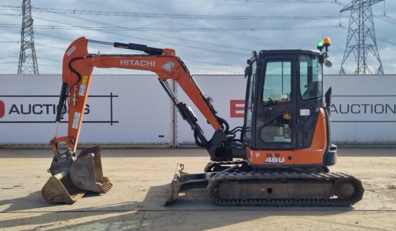 2020 Hitachi ZX48U-6 CLR Mini Excavators For Auction: Leeds, UK – 30th April, 1st, 2nd & 3rd May 25 full