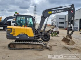 2021 Volvo EC60E 6 Ton+ Excavators For Auction: Leeds, UK – 30th April, 1st, 2nd & 3rd May 25 full