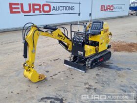 2024 Machpro MP12 Micro Excavators For Auction: Leeds, UK – 30th April, 1st, 2nd & 3rd May 25