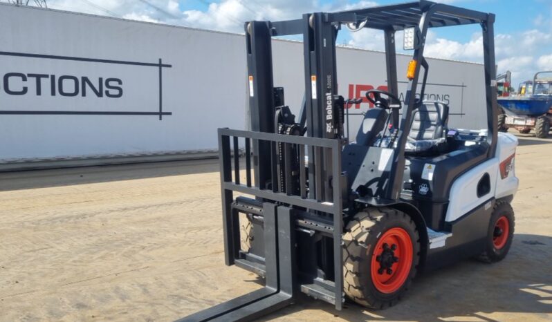 Unused 2024 Bobcat D30NX Forklifts For Auction: Leeds, UK – 30th April, 1st, 2nd & 3rd May 25