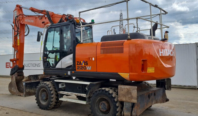 2017 Hitachi ZX220W-5B Wheeled Excavators For Auction: Leeds, UK – 30th April, 1st, 2nd & 3rd May 25 full