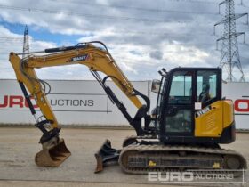 2023 Sany SY80U 6 Ton+ Excavators For Auction: Leeds, UK – 30th April, 1st, 2nd & 3rd May 25 full