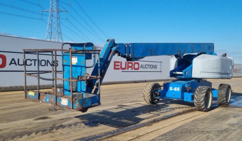 Genie S65 Manlifts For Auction: Leeds, UK – 30th April, 1st, 2nd & 3rd May 25