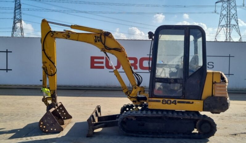 JCB 804 Mini Excavators For Auction: Leeds, UK – 30th April, 1st, 2nd & 3rd May 25 full