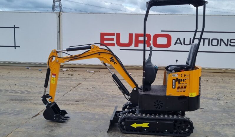 Unused 2024 JPC HT12 Micro Excavators For Auction: Leeds, UK – 30th April, 1st, 2nd & 3rd May 25 full