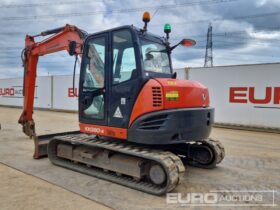 2016 Kubota KX080-4 6 Ton+ Excavators For Auction: Leeds, UK – 30th April, 1st, 2nd & 3rd May 25 full