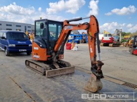 2019 Hitachi ZX26U-6 CR Mini Excavators For Auction: Leeds, UK – 30th April, 1st, 2nd & 3rd May 25 full