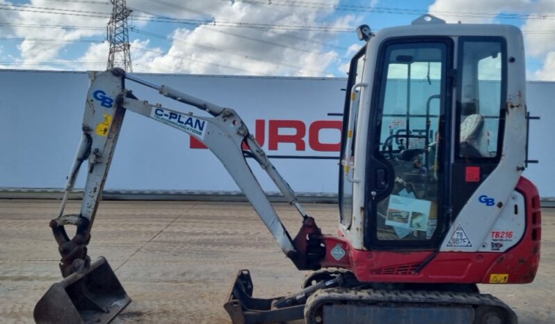 2021 Takeuchi TB216 Mini Excavators For Auction: Leeds, UK – 30th April, 1st, 2nd & 3rd May 25 full