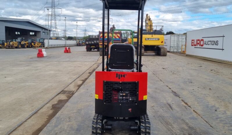 Unused 2024 JPC HT12 Micro Excavators For Auction: Leeds, UK – 30th April, 1st, 2nd & 3rd May 25 full