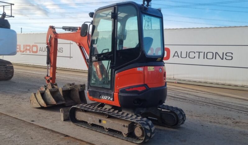 2018 Kubota U27-4 Mini Excavators For Auction: Leeds, UK – 30th April, 1st, 2nd & 3rd May 25 full