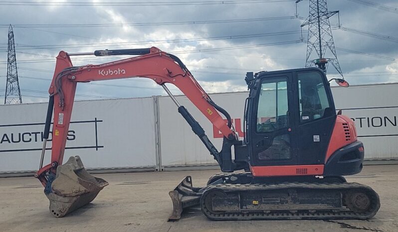 2020 Kubota KX080-4A2 6 Ton+ Excavators For Auction: Leeds, UK – 30th April, 1st, 2nd & 3rd May 25 full