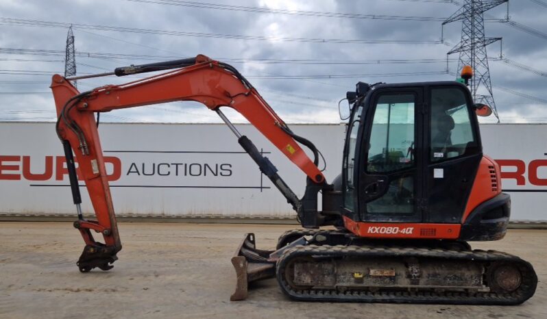 2017 Kubota KX080-4A 6 Ton+ Excavators For Auction: Leeds, UK – 30th April, 1st, 2nd & 3rd May 25 full
