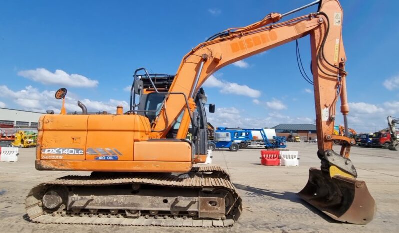 2012 Doosan DX140LC 10 Ton+ Excavators For Auction: Leeds, UK – 30th April, 1st, 2nd & 3rd May 25 full