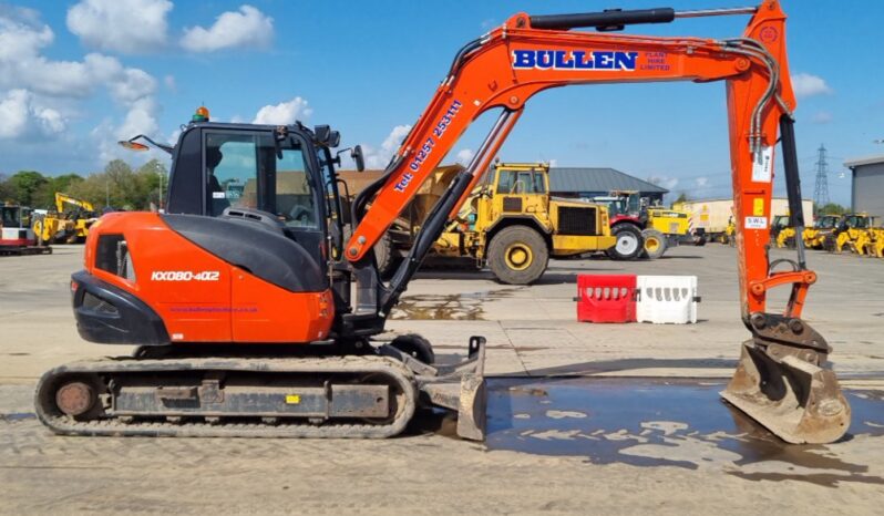 2022 Kubota KX080-4A2 6 Ton+ Excavators For Auction: Leeds, UK – 30th April, 1st, 2nd & 3rd May 25 full