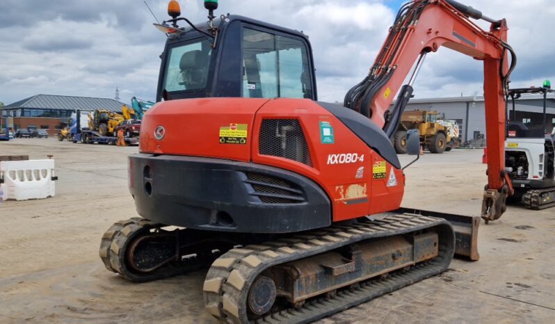 2016 Kubota KX080-4 6 Ton+ Excavators For Auction: Leeds, UK – 30th April, 1st, 2nd & 3rd May 25 full