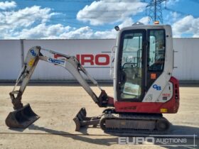 2022 Takeuchi TB216 Mini Excavators For Auction: Leeds, UK – 30th April, 1st, 2nd & 3rd May 25 full