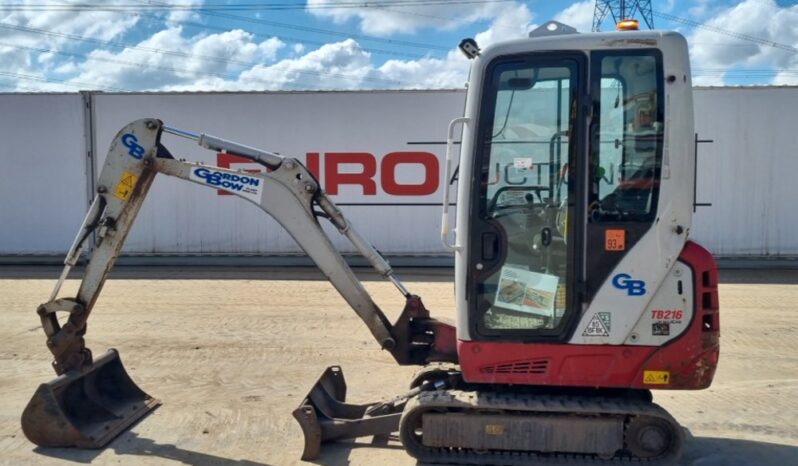 2022 Takeuchi TB216 Mini Excavators For Auction: Leeds, UK – 30th April, 1st, 2nd & 3rd May 25 full