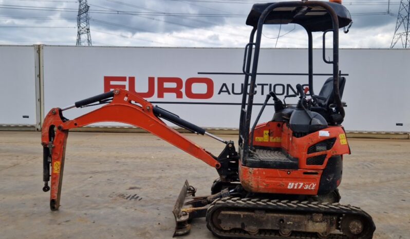 2016 Kubota U17-3A Mini Excavators For Auction: Leeds, UK – 30th April, 1st, 2nd & 3rd May 25 full