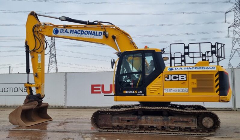 2022 JCB 220X L 20 Ton+ Excavators For Auction: Leeds, UK – 30th April, 1st, 2nd & 3rd May 25 full