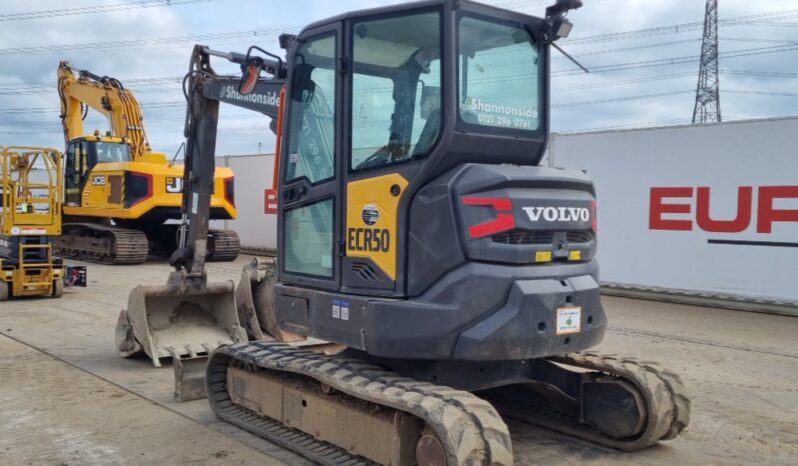2022 Volvo ECR50F Mini Excavators For Auction: Leeds, UK – 30th April, 1st, 2nd & 3rd May 25 full