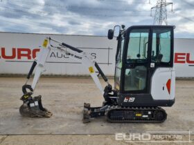 2023 Bobcat E19 Mini Excavators For Auction: Leeds, UK – 30th April, 1st, 2nd & 3rd May 25 full