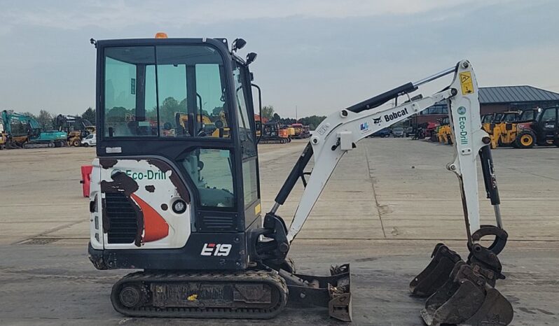2019 Bobcat E19 Mini Excavators For Auction: Leeds, UK – 30th April, 1st, 2nd & 3rd May 25 full