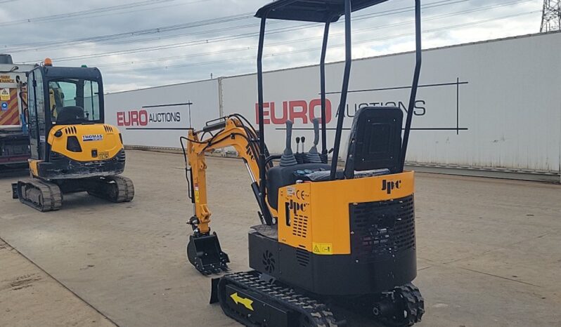 Unused 2024 JPC HT12 Micro Excavators For Auction: Leeds, UK – 30th April, 1st, 2nd & 3rd May 25 full