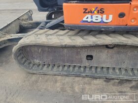 2019 Hitachi ZX48U-6 CLR Mini Excavators For Auction: Leeds, UK – 30th April, 1st, 2nd & 3rd May 25 full
