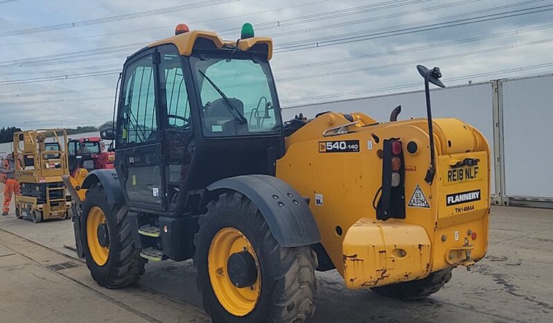 2018 JCB 540-140 Hi Viz Telehandlers For Auction: Leeds, UK – 30th April, 1st, 2nd & 3rd May 25 full