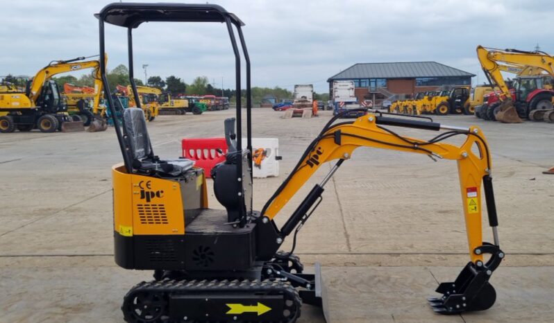 Unused 2024 JPC HT12 Micro Excavators For Auction: Leeds, UK – 30th April, 1st, 2nd & 3rd May 25 full