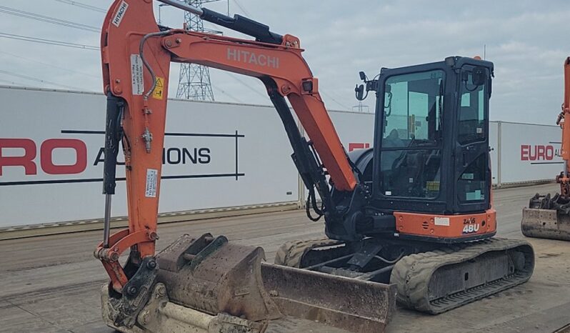 2019 Hitachi ZX48U-6 CLR Mini Excavators For Auction: Leeds, UK – 30th April, 1st, 2nd & 3rd May 25