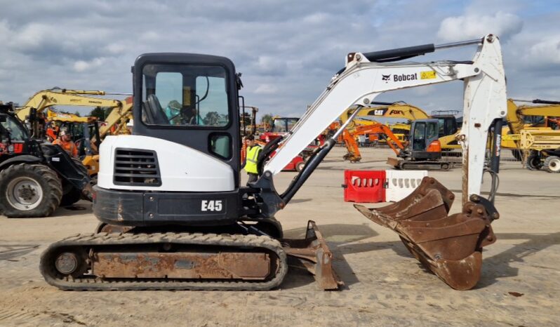 2018 Bobcat E45 Mini Excavators For Auction: Leeds, UK – 30th April, 1st, 2nd & 3rd May 25 full