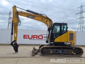 2021 Sany SY155U 10 Ton+ Excavators For Auction: Leeds, UK – 30th April, 1st, 2nd & 3rd May 25 full