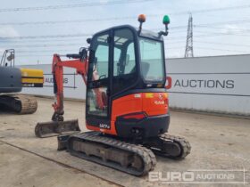 2016 Kubota U27-4 Mini Excavators For Auction: Leeds, UK – 30th April, 1st, 2nd & 3rd May 25 full