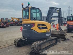 2019 Volvo ECR58D Mini Excavators For Auction: Leeds, UK – 30th April, 1st, 2nd & 3rd May 25 full
