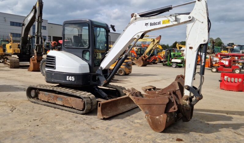 2018 Bobcat E45 Mini Excavators For Auction: Leeds, UK – 30th April, 1st, 2nd & 3rd May 25 full