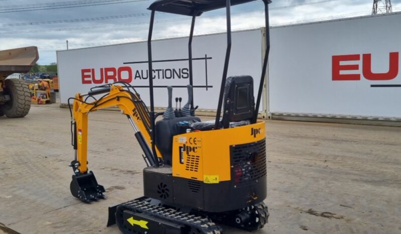Unused 2024 JPC HT12 Micro Excavators For Auction: Leeds, UK – 30th April, 1st, 2nd & 3rd May 25 full