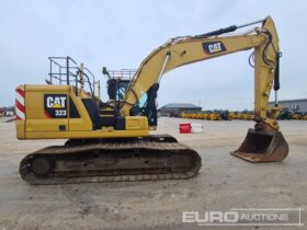 2018 CAT 323 20 Ton+ Excavators For Auction: Leeds, UK – 30th April, 1st, 2nd & 3rd May 25 full
