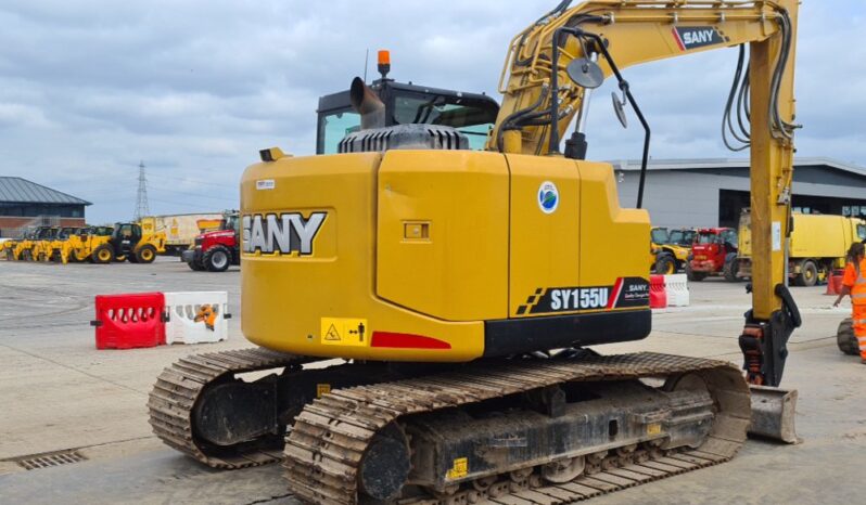 2021 Sany SY155U 10 Ton+ Excavators For Auction: Leeds, UK – 30th April, 1st, 2nd & 3rd May 25 full