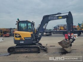 2019 Volvo ECR58D Mini Excavators For Auction: Leeds, UK – 30th April, 1st, 2nd & 3rd May 25 full