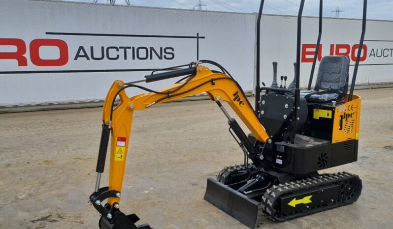 Unused 2024 JPC HT12 Micro Excavators For Auction: Leeds, UK – 30th April, 1st, 2nd & 3rd May 25