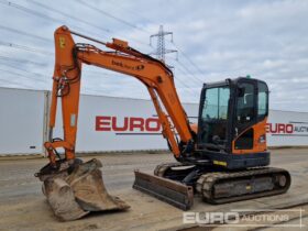 2021 Doosan DX62R-3 6 Ton+ Excavators For Auction: Leeds, UK – 30th April, 1st, 2nd & 3rd May 25