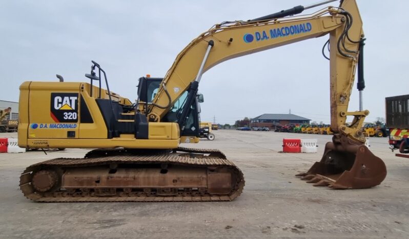 2018 CAT 320 20 Ton+ Excavators For Auction: Leeds, UK – 30th April, 1st, 2nd & 3rd May 25 full